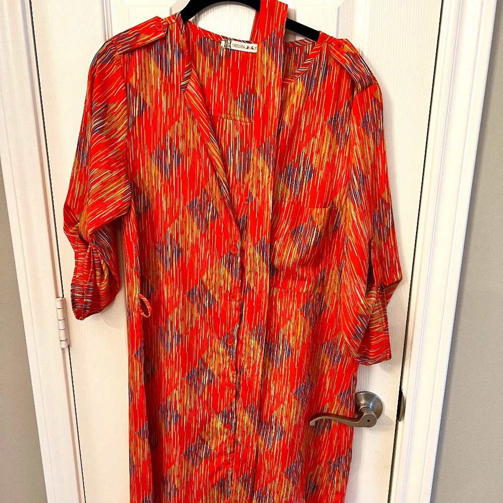 Colorful Shirtdress-Chelsea & Violet